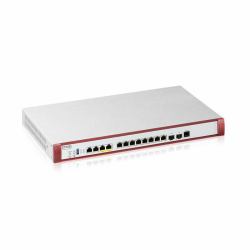 Zyxel USGFLEX700H hardware firewall 15 Gbit/s (USG FLEX 700 H 2*2.5G 2*10G[ PoE+] & 8 Gigabit user-definable ports 2*SFP+ 1*USB with 1 YR Gold Security Pack)