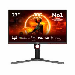 AOC G3 Q27G3XMN/BK computer monitor 68.6 cm [27"] 2560 x 1440 pixels 2K Ultra HD LED Black, Red (AOC 27 VA MONITOR Q27G3XMN/BK)
