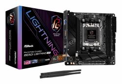 Asrock B650I Lightning WiFi AMD B650 Socket AM5 mini ITX (ASRock B650I LIGHTNING WIFI AMD AM5 Socket Motherboard, Mini-ITX, 2x DDR5 Slots, 2x M.2 Sockets, Fitted I/O Shield, 2.5GbE LAN, Wi-Fi 6E, 1...