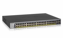 NETGEAR GS752TP-300EUS network switch Managed L2/L3/L4 Gigabit Ethernet [10/100/1000] Power over Ethernet [PoE] 1U Black (NETGEAR GS752TP-300EUS network switch Managed L2/L3/L4 Gigabit Ethernet [10...