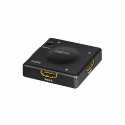 LogiLink HD0041 video switch HDMI (HDMI switch, 3x1-Port, - 1080p/60 Hz, HDCP, CEC, Mini - Warranty: 48M)