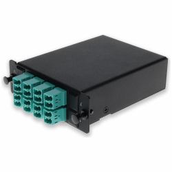 AddOn Networks ADD-4BAYC2MP8LCDM4 patch panel accessory (4 Bay Cassette 2x 12 Fiber MPO In 8 LC Duplex Out Multi mode Duplex OM4)