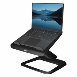 Fellowes Laptop Stand for Desk - Hana LT Laptop Stand for the Home and Office - Adjustable Laptop Stand with 3 Height Adjustments - Max Monitor Size 19", Max Weight 4.5KG - Black (Hana LT Laptop St...