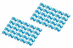 Digitus Color clips for Patch cable - Blue (COLORCLIPS F PATCH CABLES BLUE - FOR RJ45-CABLE 100 PCS)