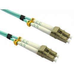 Cables Direct FB4M-LCLC-030D InfiniBand/fibre optic cable 3 m LC Aqua colour (CDL 3m OM4 Fibre Optic Cable LC-LC)