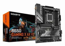 GIGABYTE B650 GAMING X AX V2 Motherboard - AMD Ryzen 9000 Series CPUs, 8+2+2 Phases VRM, up to 8000MHz DDR5 [OC], 1xPCIe 5.0 + 2xPCIe 4.0 M.2, 2.5GbE LAN, WIFI 6E, USB 3.2 Gen 2 (Gigabyte B650 GAMI...