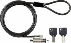 eSTUFF GLB220101-M cable lock Black 1.8 m (Master keyed Security lock - with keys for K-Slot [25 pcs - pack] [25 locks with keys + 2 master keys] Ã4.5mm x 180cm Cut-resistant 7x7 - Warranty: 60M)