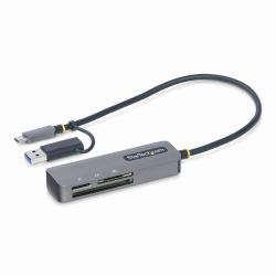StarTech.com FCREADMICRO3V2 card reader USB 3.2 Gen 1 [3.1 Gen 1] Type-C Grey (USB MULTI-MEDIA CARD READER - - SD/MICROSD/COMPACTFLASH USB ADAP)