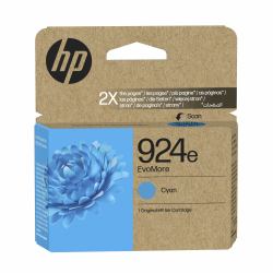 HP 924e EvoMore Cyan Original Ink Cartridge (HP 924E EvoMore Ink Cart Cy)