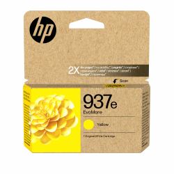 HP 937e EvoMore Yellow Original Ink Cartridge (HP 937E EvoMore Ink Cart Ylw)