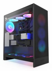 NZXT H7 Flow RGB Midi Tower Black (NZXT H7 FLOW RGB MID TOWER CASE BLACK)