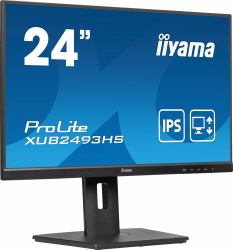 iiyama ProLite XUB2493HS-B6 computer monitor 60.5 cm [23.8"] 1920 x 1080 pixels Full HD LED Black (24IN IPS LCD WITH SLIM BEZEL - 1920X1080 4MS 250 CD/M 1X HDMI)