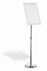 Durable 479923 sign holder/information stand A3 Aluminium, Plastic, Steel Silver (Durable Floor Stand Snap Frame A3)