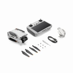 DJI Mini 3 [RC] 4 rotors Mini-drone 48 MP 3840 x 2160 pixels 2453 mAh Grey, White (DJI Mini 3 [DJI RC] 2024)