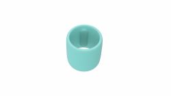 DEQSTER 80-736722 stylus pen accessory Turquoise 2 pc[s] (REPLACEMENT CHARGING PORT COVER - FOR PENCIL 2 PIECES [APPLE IPAD)