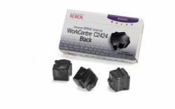 Tektronix Workcentre C2424 Solid Ink Black [3 Sticks] ink stick 3 pc[s] 3400 pages (Comp Xerox WorkCentre C2424K 3 Black Colourstix 108R00663)