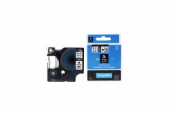 Comp Dymo 45019 Labelling Tape Cassette Black on Green 12mm x 7m