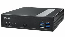 Shuttle XPC slim Barebone DL30N, Intel N100, 1x DDR5, 2x LAN [2x 2.5Gbit], 2xCOM,1xHDMI,1xDP, 1x VGA, fanless, 24/7 permanent operation (DL30N N100 65W EXT. - HDMI DISPLAY-PORT COM-PORT GLN)