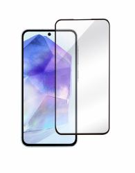 eSTUFF ES504112 mobile phone screen/back protector Clear screen protector Samsung 1 pc[s] (Cover for Samsung Galaxy A35 / A55 - Screen Protector. Full Cover - Tempered Glass. Titan Shield)