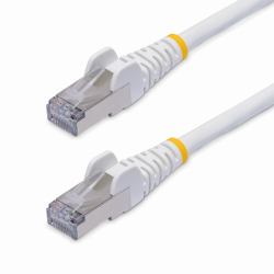 StarTech.com 10m White CAT8 Ethernet Cable, Snagless RJ45, 25G/40G, 2000MHz, 100W PoE++, S/FTP, 26AWG Pure Bare Copper Wire, LSZH, Shielded Network Patch Cord w/Strain Reliefs, Individually Tested ...