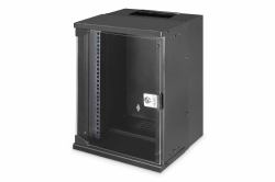 Digitus SOHO Pro wall-mounted enclosure - 254 mm [10"] - 315x300 mm [WxD] (9HE SOHO PRO WALLMOUNT CAB BLK - 10INSOHO PRO 460X315X300MM BLACK)
