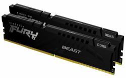 Kingston Technology FURY Beast 32GB 6000MT/s DDR5 CL30 DIMM [Kit of 2] Black EXPO (32GB DDR5 6000MT/S CL30 DIMM - KIT OF 2 FURY BEAST BLACK EXPO)