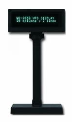 Capture WD-2312000021 customer display USB 2.0 Black (WD-2030 B, USB Base [Black] - Powered by USB+5VDC, 2,5W)