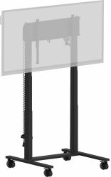 iiyama MD-CAR2031-B1 signage display mount 2.67 m [105"] Black (MD-CAR2031-B1 - Double column electric floor lift on wheels for monitors up to 98")