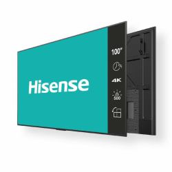 Hisense 100BM66D Signage Display 2.54 m [100"] LED Wi-Fi 500 cd/m² 4K Ultra HD Black 24/7 (Hisense BM Series 100' 4K Digital Signage Display)
