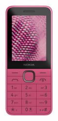 Nokia 225 [2024] - 4G, VoLTE, 2,4", 0,3MP, 64MB/128MB Pink (NOKIA 225 4G TA-1610 DS GBIE PINK)