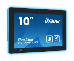 iiyama TW1025LASC-B1PNR meeting room display 25.6 cm [10.1"] 1280 x 800 pixels LED Wi-Fi 4 [802.11n], 802.11g, 802.11b Black Plastic Bluetooth (iiyama TW1025LASC-B1PNR Signage Display Kiosk design)
