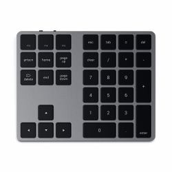 Satechi ST-XLABKM numeric keypad Universal Bluetooth Grey (Numeric Keypad Universal - Bluetooth Grey - Warranty: 12M)