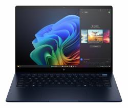 HP EliteBook Ultra G1q AI PC Copilot+ PC Snapdragon X1E-78-100 Laptop 35.6 cm [14"] Touchscreen 2.2K 16 GB LPDDR5x-SDRAM 512 GB SSD Wi-Fi 6E [802.11ax] Windows 11 Pro Blue (HP ELITEBOOK ULTRA 14 G1...