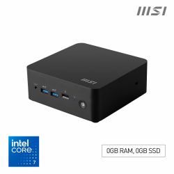 MSI Cubi NUC 1M Intel Core 7 150U [14th Gen] Barebone, NUC, SFF, Mini Computer, HTPC, [NO RAM, NO Storage, NO OS], Intel Graphics/DDR5/Dual ThunderBolt 4/Dual HDMI/Dual LAN/WiFi 6E/BT 5.3/VESA (MSI...