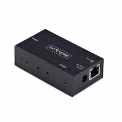 StarTech.com 1-Port Serial to Ethernet Adapter, 802.3af PoE IP Serial Device Server For Remote RS232 Devices, Wall/DIN Rail Mountable, RJ45 LAN to DB9 Serial Converter, TAA (POE SERIAL TO ETHERNET ...