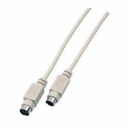 EFB Elektronik 2m, PS/2 - PS/2, M/M PS/2 cable 6-p Mini-DIN White (MAUS/TASTATURVERLNGERUNG PS/2 - 2M PS/2 STECKER/BUCHSE)