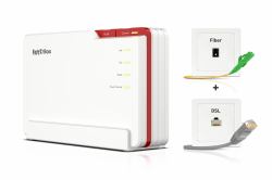 Box 5690 Pro wireless router Gigabit Ethernet Tri-band [2.4 GHz / 5 GHz / 5 GHz] White (Fritz!Box 5690 Pro Wireless - Router Gigabit Ethernet - Tri-Band [2.4 Ghz / 5 Ghz / 5 Ghz] White - Warranty: ...