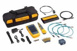 Fluke LIQ-KIT-IE network cable tester Fiber cable tester Blue, Orange (LINKIQ TESTER W/ INDUSTRIAL - ETHERNET ADAPTER KIT & PROBE - Warranty: 12M)
