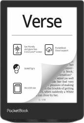 PocketBook Verse e-book reader 8 GB Wi-Fi Black, Silver (PocketBook Verse e-book reader 8 GB Wi-Fi - Mist Grey)