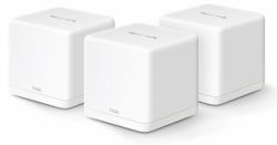 Mercusys HALO H1500X Dual-band [2.4 GHz / 5 GHz] Wi-Fi 6 [802.11ax] White 3 Internal (Mercusys Halo H1500X AX1500 Whole Home Mesh Wi-Fi 6 System [3 Pack])