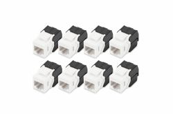 Digitus CAT 6 Keystone Jack, unshielded - 8 pieces (CAT 6 KEYSTONE MODUL UNSH-8PCS - K. JACK- RJ45 TO LSA-TOOL FREE)