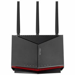 ASUS RT-BE86U wireless router 10 Gigabit Ethernet Dual-band [2.4 GHz / 5 GHz] Black (WIRELESS WIFI 7 BE6800 ROUTER)