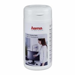Hama Screen Cleaning Cloths, 100 pcs, in Dispenser Tub (SCREEN CLEANING CLOTHS 100PCS TUB)