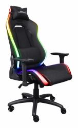 Trust GXT 719 Ruya PC gaming chair Padded seat Black (Trust GXT719 RUYA RGB GAMING CHAIR BLK)