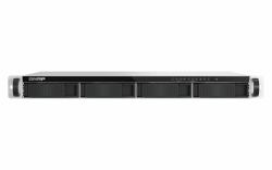 QNAP TS-h765eU NAS Rack [1U] Intel Atom® 8 GB DDR5 QuTS hero Black, Grey (1U 4-bay 3.5 SATA + 3 x E1.S/PCIe M.2 2280 short depth 12in rackmount NAS)