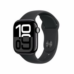 Apple Watch Series 10 [Demo] GPS 42mm Jet Black Aluminium Case with Black Sport Band - S/M (^WATCH 10 42 JB AL BK SB SM GPS DEMO)