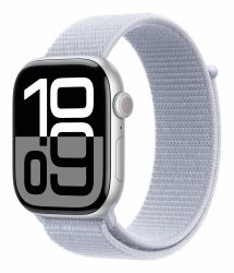 Apple Watch Series 10 [Demo] GPS 46mm Silver Aluminium Case with Blue Cloud Sport Loop (^WATCH 10 46 SI AL BC SL GPS DEMO)