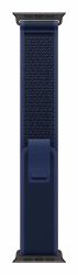 Apple 49mm Blue Trail Loop - M/L - Black Titanium Finish (-APPLE WATCH 49 BLUE BLACK TI TL M/L)