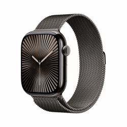 Apple Watch Series 10 [Demo] GPS + Cellular 46mm Slate Titanium Case with Slate Milanese Loop - S/M (^WATCH10 46 SLT TI SL ML SM CEL DEM)