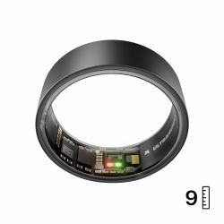 Ultrahuman Ring AIR – Sleep and Fitness Tracker, Smart Ring for Men and Women, No app fee for standard features, Up to 6 days battery life [Size 9] (Ring Air Matt Grey Size 9)